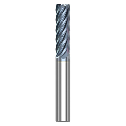 Seco Niagara Cutter 10008079 | S638R.313D3R030.0Z6 HTA 0.313" Diameter x 0.313" Shank x 3.000" OAL x 38 Degree Helix Angle 6 Flute HTA Coated Carbide Corner Radius End Mill