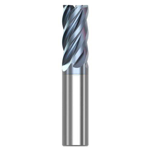 Seco Tools 10008595 | STR540.250D3R015.0Z5 HTA 0.250" Diameter x 0.250" Shank x 2.500" OAL x 40 Degree Helix Angle 5 Flute HTA Coated Carbide Corner Radius End Mill