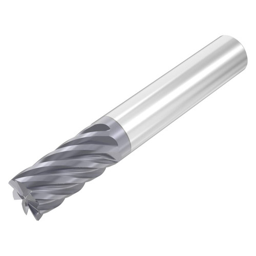Seco Tools 17002312 | S738.250D2C003.0Z7 ALTIN 0.250" Diameter x 0.250" Shank x 2.000" OAL x 38 Degree Helix Angle 7 Flute AlTiN Coated Carbide Corner Chamfer End Mill (N58244)
