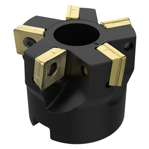 Seco Tools 00005598 | R220.99-0063-12-6T 63.00mm Diameter x 11.00mm Depth of Cut x 40.00mm Functional Length -6.7 Degree Rake Radial Angle Indexable Square-Shoulder End Mill