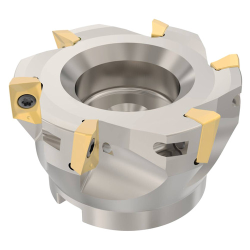 Seco Tools 02440816 | R220.69-0084-18-6AN 84.00mm Diameter x 17.00mm Depth of Cut x 50.00mm Functional Length -5.2 Degree Rake Radial Angle Indexable Square-Shoulder Face Mill