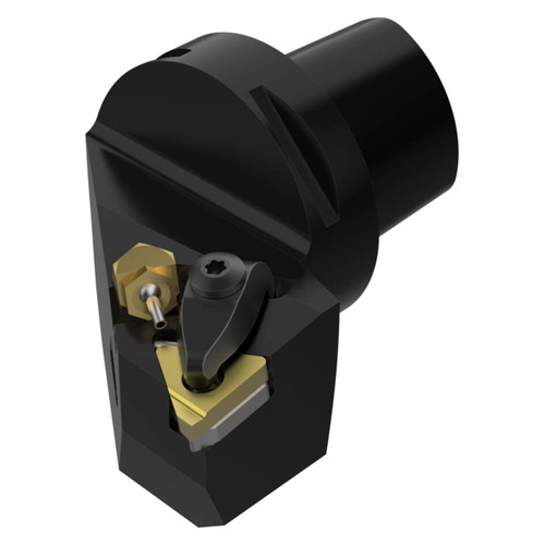 Seco Tools 02484649 | C4-CER-27050-22HD 50.00mm Functional Length x 27.00mm Functional Width Right Cutting Direction Indexable Threading Toolholder