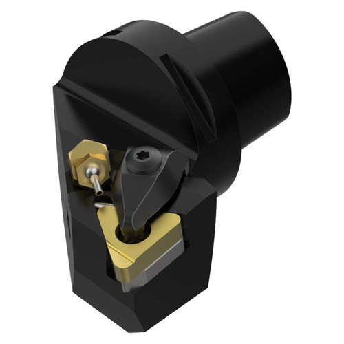 Seco Tools 02484848 | C6-CER-45065-27HD 65.00mm Functional Length x 45.00mm Functional Width Right Cutting Direction Indexable Threading Toolholder