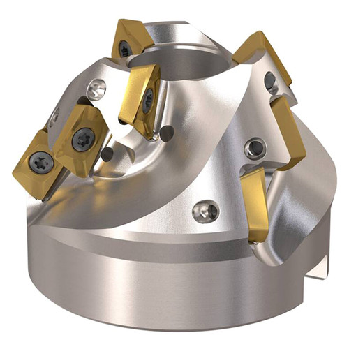 Seco Tools 02669638 | R220.49-0035-28-XO12-60.3A 35.00mm Diameter x 28.00mm Maximum Cutting Depth x 50.00mm Functional Length x 60 Degree Cutting Edge Angle 3 Flute Indexable Chamfer End Mill