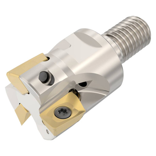 Seco Tools 02676833 | R217.69-1225.RE-12-3AN M12 Thread Size x 25.00mm Diameter x 11.00mm Maximum Cutting Depth x 30.00mm Functional Length x 5.5 Degree Rake Angle Indexable Square-Shoulder End Mill