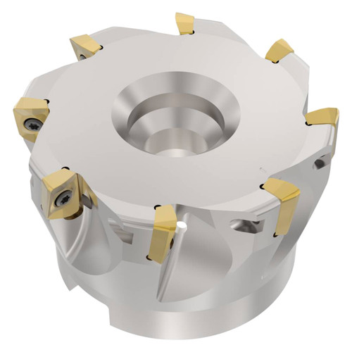 Seco Tools 02677578 | R220.69-0063-12-8AN 63.00mm Diameter x 11.00mm Depth of Cut x 40.00mm Functional Length -5.2 Degree Rake Radial Angle Indexable Square-Shoulder Face Mill