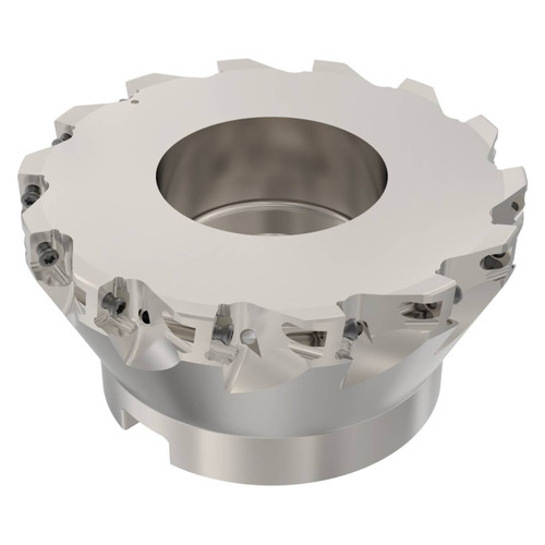 Seco Tools 02677613 | R220.69-0125-12-14AN 125.00mm Diameter x 11.00mm Depth of Cut x 63.00mm Functional Length -4.1 Degree Rake Radial Angle Indexable Square-Shoulder Face Mill