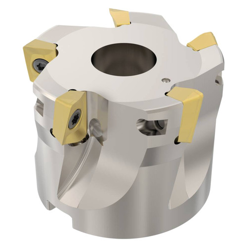 Seco Tools 02689813 | R220.69-02.00-12-5AN 50.80mm Diameter x 11.00mm Depth of Cut x 40.00mm Functional Length -5.8 Degree Rake Radial Angle Indexable Square-Shoulder Face Mill