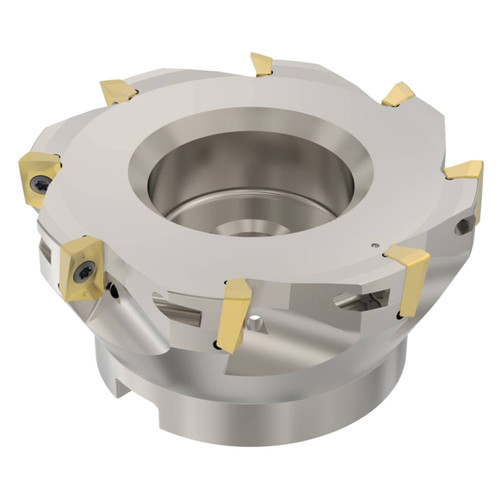 Seco Tools 02691823 | R220.69-0125-18-8AN 125.00mm Diameter x 17.00mm Depth of Cut x 63.00mm Functional Length -4.2 Degree Rake Radial Angle Indexable Square-Shoulder Face Mill