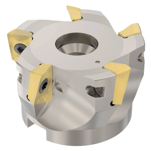 Seco Tools 02691825 | R220.69-0063-18-5AN 63.00mm Diameter x 17.00mm Depth of Cut x 40.00mm Functional Length -6.1 Degree Rake Radial Angle Indexable Square-Shoulder Face Mill