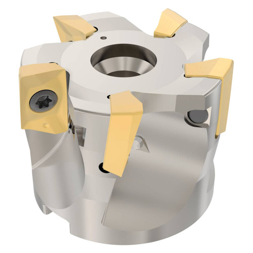 Seco Tools 02694976 | R220.69-02.00-18-5AN 50.80mm Diameter x 17.00mm Depth of Cut x 40.00mm Functional Length -6.8 Degree Rake Radial Angle Indexable Square-Shoulder Face Mill