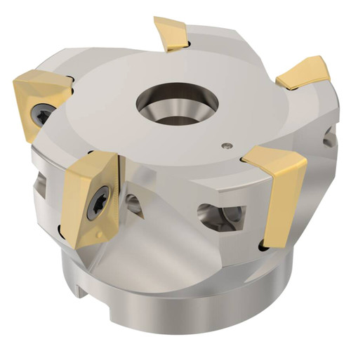 Seco Tools 02694979 | R220.69-02.50-18-5AN 63.50mm Diameter x 17.00mm Depth of Cut x 40.00mm Functional Length -6.1 Degree Rake Radial Angle Indexable Square-Shoulder Face Mill