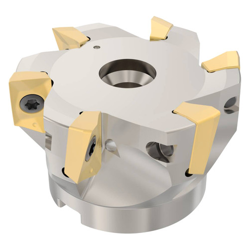 Seco Tools 02694981 | R220.69-02.50-18-6AN 63.50mm Diameter x 17.00mm Depth of Cut x 40.00mm Functional Length -6.1 Degree Rake Radial Angle Indexable Square-Shoulder Face Mill