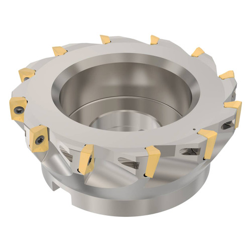 Seco Tools 02694996 | R220.69-06.00-18-12N 152.40mm Diameter x 17.00mm Depth of Cut x 63.00mm Functional Length -4 Degree Rake Radial Angle Indexable Square-Shoulder Face Mill
