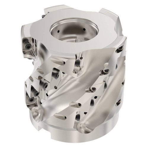 Seco Tools 02717833 | R220.69-00100-077-18.5SAN 100.00mm Diameter x 77.00mm Maximum Cutting Depth x 100.00mm Functional Length x 90 Degree Cutting Edge Angle 5 Flute Indexable Square-Shoulder Face Mill