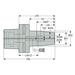 Seco Tools 02753185 | C6-391.5603-32095 44.00mm Body Diameter x 70.00mm Body length Shrink-Fit Tool Holder