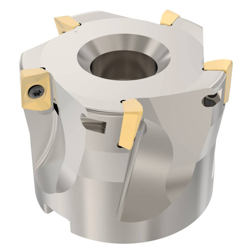 Seco Tools 02773434 | R220.69-02.00-10-5A 50.80mm Diameter x 9.00mm Depth of Cut x 40.00mm Functional Length -5.1 Degree Rake Radial Angle Indexable Square-Shoulder Face Mill