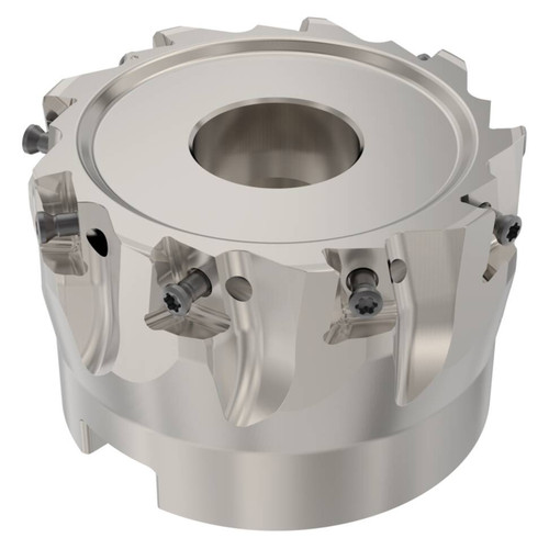 Seco Tools 02827550 | R220.94-0063-08-9A 63.00mm Diameter x 8.00mm Depth of Cut x 40.00mm Functional Length -22.5 Degree Rake Radial Angle Indexable Square-Shoulder Face Mill