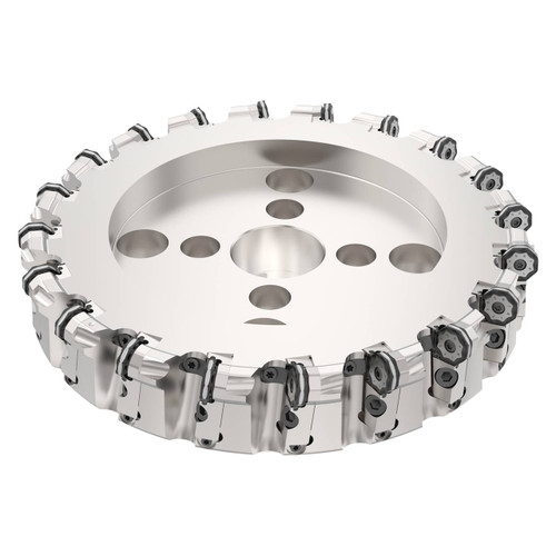 Seco Tools 02883054 | L220.48-8315-09-20CS 315.00mm Diameter x 6.00mm Depth of Cut x 80.00mm Functional Length -8 Degree Rake Radial Angle Indexable Face Mill Cutter