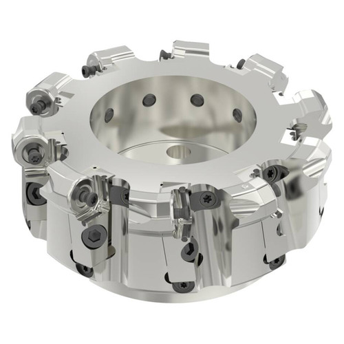 Seco Tools 02883057 | R220.48-812.50-09-20CS 315.00mm Diameter x 6.00mm Depth of Cut x 80.00mm Functional Length -8 Degree Rake Radial Angle Indexable Face Mill Cutter