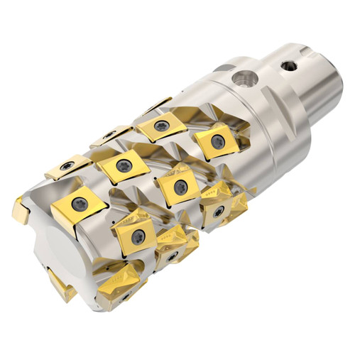 Seco Tools 02926819 | C4-R217.94-044-057-08.4A 44.00mm Diameter x 114.00mm OAL 90 Degree Cutting Edge Angle 4 Flute Indexable Square Shoulder Mill