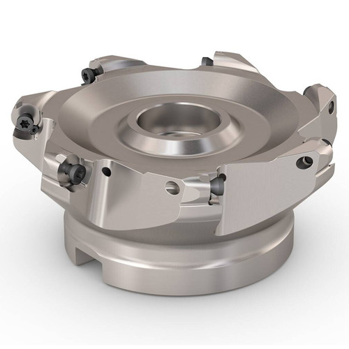 Seco Tools 02949630 | R220.29I-0112-06.7A 100.00mm Diameter x 6.00mm Depth of Cut x 63.00mm Functional Length -3 Degree Rake Radial Angle Indexable Copy End Mill