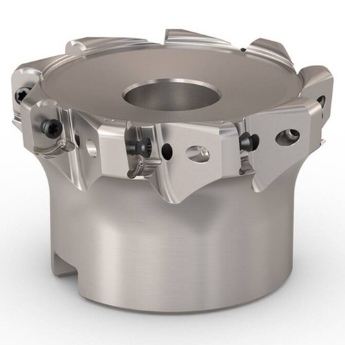 Seco Tools 02952736 | R220.21-0063-LO06.9A 56.30mm Diameter x 0.90mm Depth of Cut x 40.00mm Functional Length -9 Degree Rake Radial Angle Indexable High-Feed End Mill