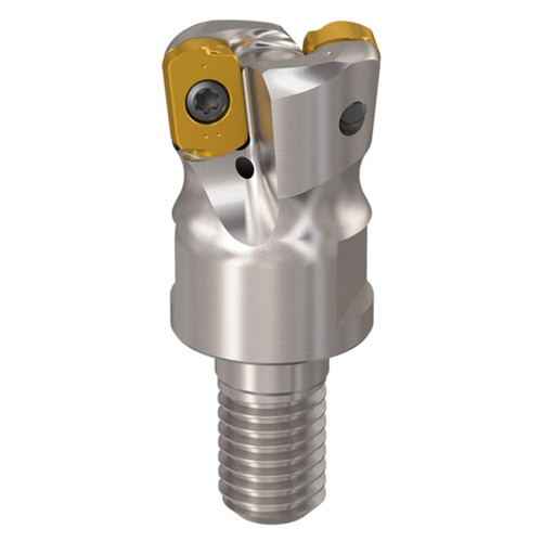 Seco Tools 03020137 | R217.21-1020.RE-LO06.2A M10 Thread Size x 13.30mm Diameter x 0.90mm Maximum Cutting Depth x 28.00mm Functional Length x -7 Degree Rake Angle Indexable High-Feed End Mill