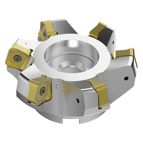 Seco Tools 03156817 | R220.56-0125-22-6A 125.00mm Diameter x 11.00mm Depth of Cut x 63.00mm Functional Length -7 Degree Rake Radial Angle Double QuattroMill Face Mill