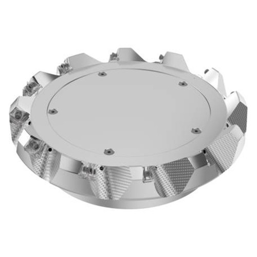 Seco Tools 03213628 | R220.54-8200-14-12A 200.00mm Diameter x 6.00mm Depth of Cut x 63.00mm Functional Length -7 Degree Rake Radial Angle Double QuattroMill Face Mill