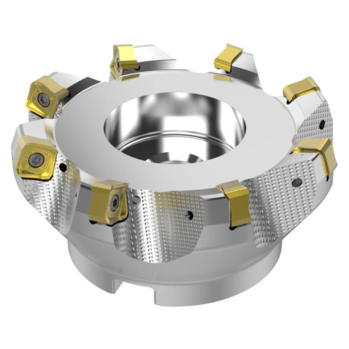 Seco Tools 03241913 | R220.56-05.00-14-8A 125.00mm Diameter x 8.00mm Depth of Cut x 63.00mm Functional Length -7 Degree Rake Radial Angle Double QuattroMill Face Mill