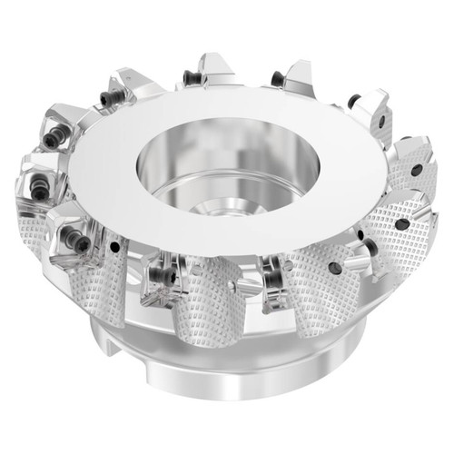 Seco Tools 03241920 | R220.56-05.00-14-12A 125.00mm Diameter x 8.00mm Depth of Cut x 63.00mm Functional Length -7 Degree Rake Radial Angle Double QuattroMill Face Mill