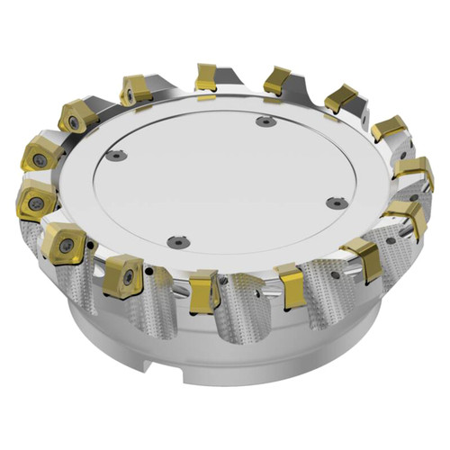 Seco Tools 03241921 | R220.56-06.00-14-15A 160.00mm Diameter x 8.00mm Depth of Cut x 63.00mm Functional Length -7 Degree Rake Radial Angle Double QuattroMill Face Mill