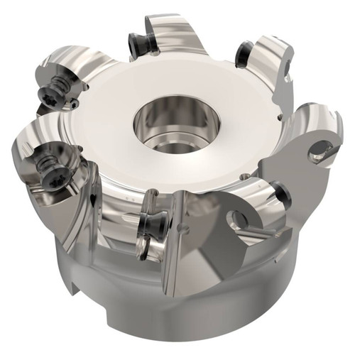 Seco Tools 03278986 | R220.29I-0080-08.7A 64.10mm Diameter x 8.00mm Depth of Cut x 50.00mm Functional Length -4 Degree Rake Radial Angle Indexable Copy End Mill