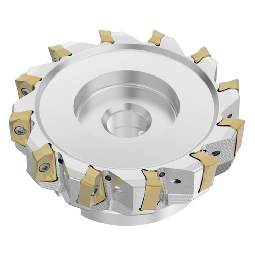 Seco Tools 03290259 | R220.64-05.00-ZO16-12A 127.00mm Diameter x 15.00mm Depth of Cut x 63.00mm Functional Length -19.2 Degree Rake Radial Angle Indexable Square-Shoulder Face Mill