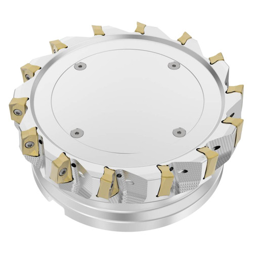 Seco Tools 03307755 | R220.64-8160-ZO16-14A 160.00mm Diameter x 15.00mm Depth of Cut x 63.00mm Functional Length -19 Degree Rake Radial Angle Indexable Square-Shoulder Face Mill