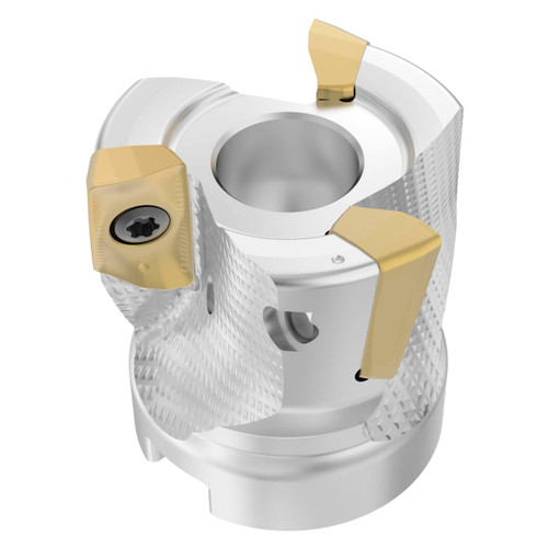 Seco Tools 03336108 | R220.69-0040-XO16-3A 40.00mm Diameter x 15.00mm Depth of Cut x 40.00mm Functional Length -7.2 Degree Rake Radial Angle Indexable Square-Shoulder Face Mill