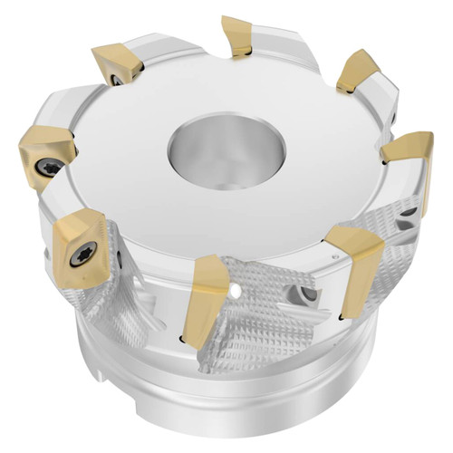 Seco Tools 03336148 | R220.69-03.00-XO16-8A 76.20mm Diameter x 15.00mm Depth of Cut x 50.00mm Functional Length -4.5 Degree Rake Radial Angle Indexable Square-Shoulder Face Mill