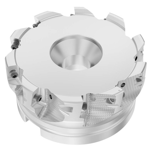 Seco Tools 03336150 | R220.69-04.00-XO16-10A 101.60mm Diameter x 15.00mm Depth of Cut x 50.00mm Functional Length -4.35 Degree Rake Radial Angle Indexable Square-Shoulder Face Mill