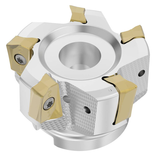 Seco Tools 10000039 | R220.64-0063-ZO16-5A-27 63.00mm Diameter x 15.00mm Depth of Cut x 40.00mm Functional Length -20 Degree Rake Radial Angle Indexable Square-Shoulder Face Mill