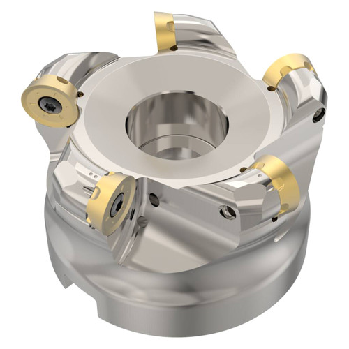 Seco Tools 10005912 | R220.29I-04.00-38-05A 82.70mm Diameter x 9.50mm Depth of Cut x 63.50mm Functional Length -4 Degree Rake Radial Angle Indexable Copy End Mill