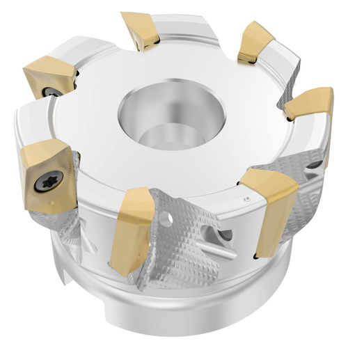 Seco Tools 10010247 | R220.69-0063-XO16-7A 63.00mm Diameter x 15.00mm Depth of Cut x 40.00mm Functional Length -5.3 Degree Rake Radial Angle Indexable Square-Shoulder Face Mill