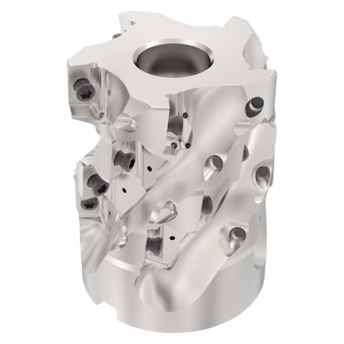 Seco Tools 10067020 | R220.69-02.50-2.24-XO16-5A 63.50mm Diameter x 57.00mm Maximum Cutting Depth x 82.55mm Functional Length x 90 Degree Cutting Edge Angle 5 Flute Indexable Square-Shoulder End Mill