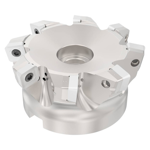 Seco Tools 10068164 | R220.21-04.00-SP14.8A 78.60mm Diameter x 1.80mm Depth of Cut x 50.80mm Functional Length -4 Degree Rake Radial Angle Indexable High-Feed End Mill