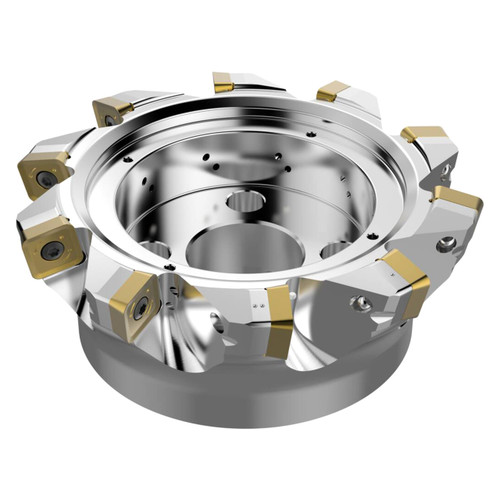 Seco Tools 10097585 | R220.21-8160-SP18.10A 130.60mm Diameter x 2.50mm Depth of Cut x 63.00mm Functional Length -4 Degree Rake Radial Angle Indexable High-Feed End Mill