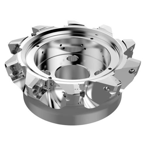 Seco Tools 10097585 | R220.21-8160-SP18.10A 130.60mm Diameter x 2.50mm Depth of Cut x 63.00mm Functional Length -4 Degree Rake Radial Angle Indexable High-Feed End Mill