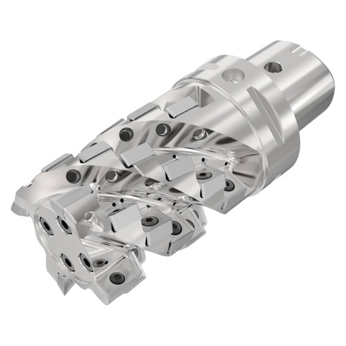 Seco Tools 10127467 | C6-R217.82-063-079-SNXO16.4SA 63.00mm Diameter x 153.00mm OAL 90 Degree Cutting Edge Angle 4 Flute Indexable Square-Shoulder End Mill