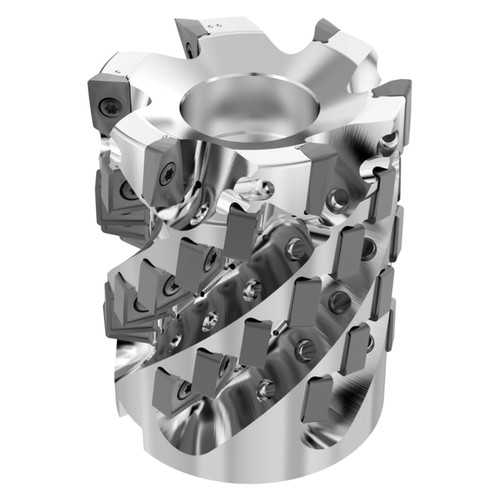 Seco Tools 10127484 | R220.82-0080-079-SNXO16.6A 80.00mm Diameter x 79.00mm Maximum Cutting Depth x 100.00mm Functional Length x 90 Degree Cutting Edge Angle 6 Flute Indexable Square-Shoulder End Mill