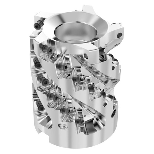 Seco Tools 10127495 | R220.81-0080-079-SNAC15.5KA 80.00mm Diameter x 79.00mm Maximum Cutting Depth x 100.00mm Functional Length x 90 Degree Cutting Edge Angle 5 Flute Indexable Square-Shoulder End Mill