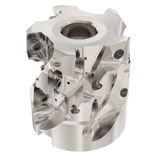 Seco Tools 10178497 | R220.69-00063-047-18.5AN 63.00mm Diameter x 47.00mm Maximum Cutting Depth x 70.00mm Functional Length x 90 Degree Cutting Edge Angle 5 Flute Indexable Square-Shoulder End Mill